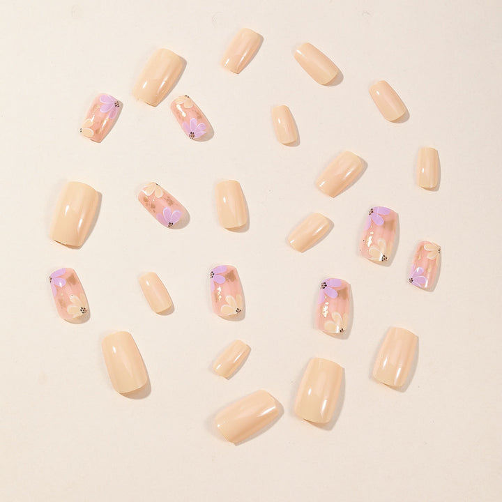 Floral Nail Art Design Bowlift