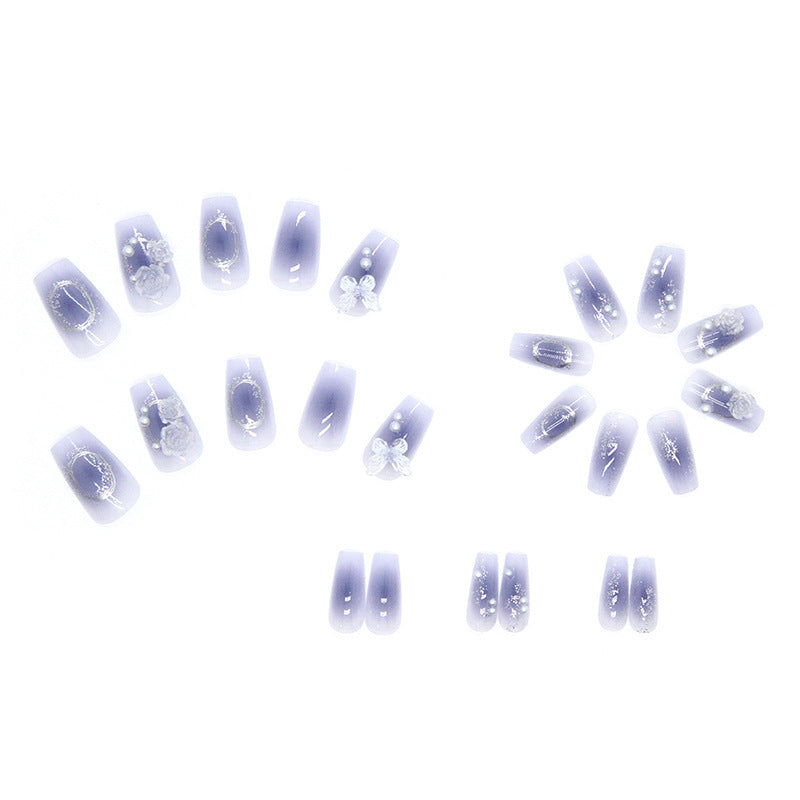 Glamorous Heart Nail Tips Bowlift