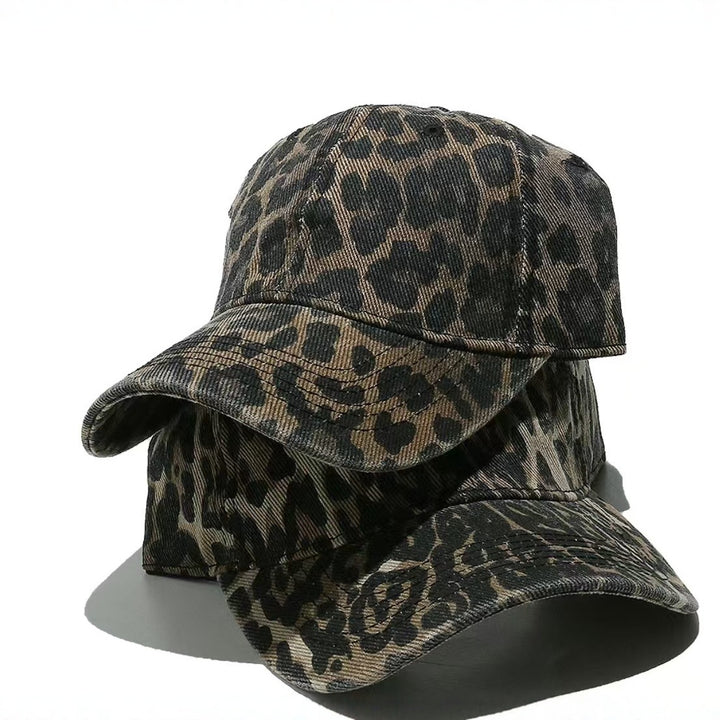 Women's Stylish Animal Print Baseball Cap Bowlift