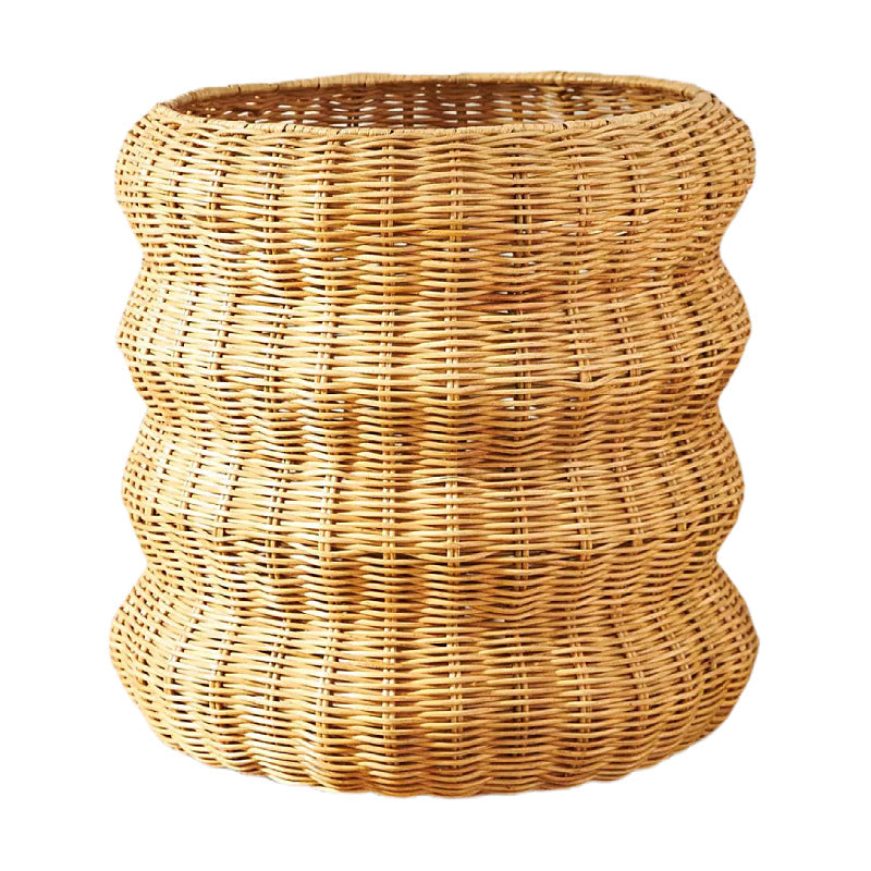 Stylish basket made of woven natural material Bowlift