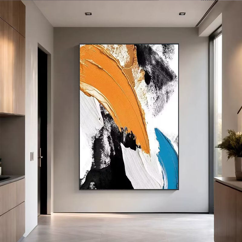 Modern Textured Abstract Canvas Artwork