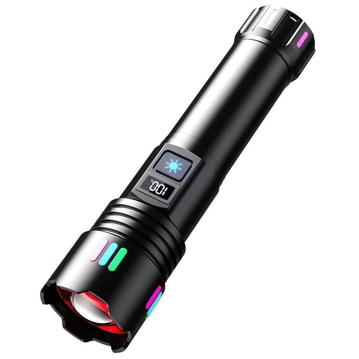 High-Performance Rechargeable LED Flashlight with Adjustable Modes Bowlift