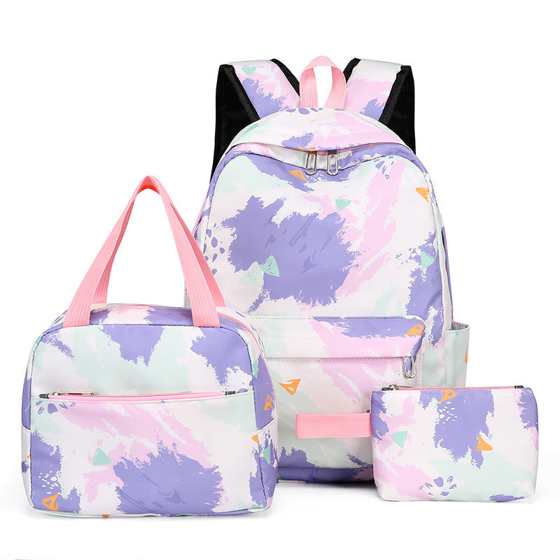 Backpack set with insulated lunchbox and practical case Bowlift