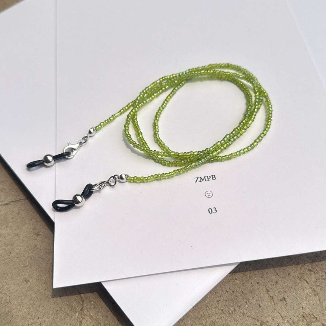 Colorful Bead Eyewear Chain Bowlift