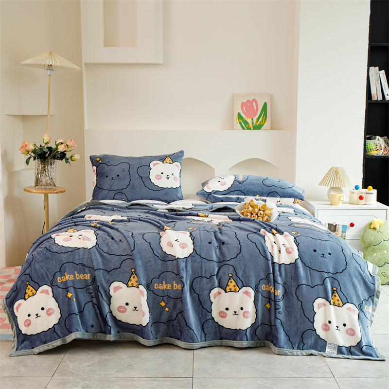 Women Patterned Blanket made of Soft Cotton Bowlift