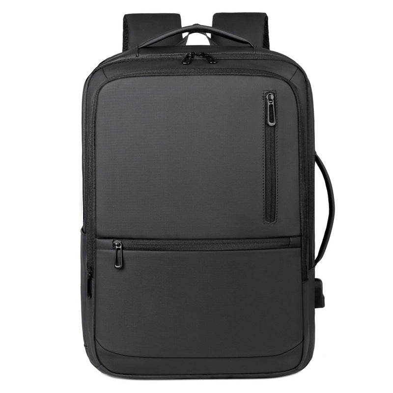 Elegant Business Backpack with Multiple Compartments and Ergonomic Back Bowlift