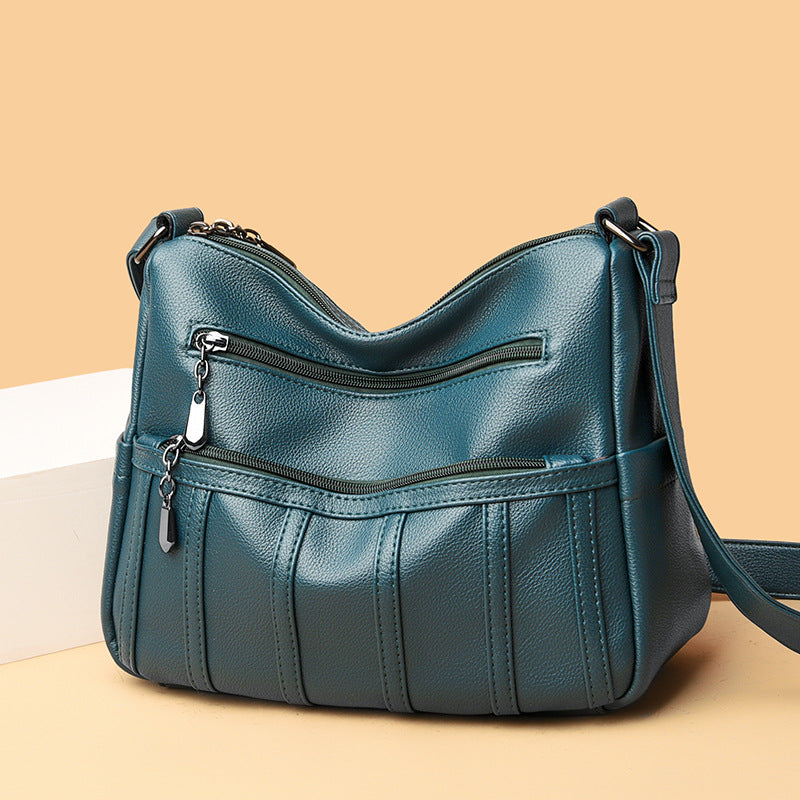 Elegant Textured Shoulder Bag Bowlift