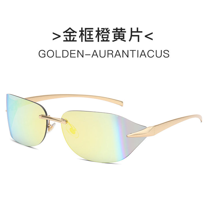 Women futuristic sunglasses with elegant minimalist design Bowlift
