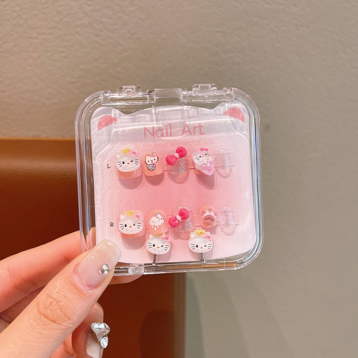 Creative artificial nails with 3D designs Bowlift