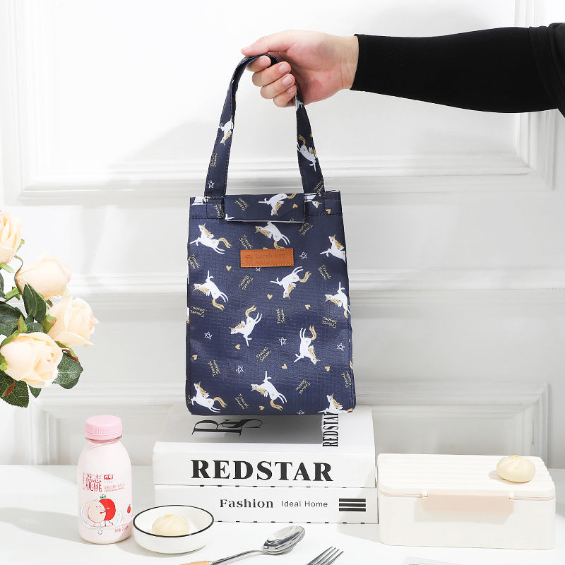 Floral Print Insulated Lunch Tote Bowlift