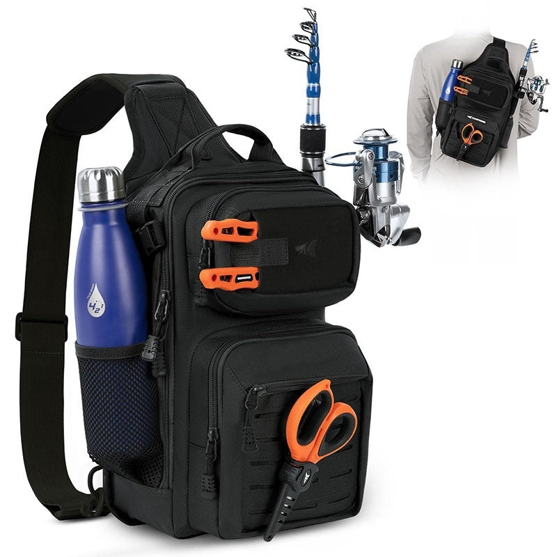 Tactical Fishing Gear Sling Bag Bowlift