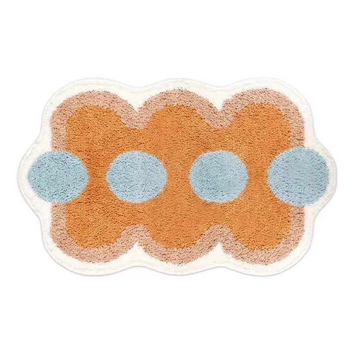 Coastal Starfish Themed Bath Mat