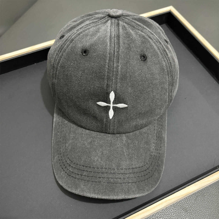 Unisex Vintage-Inspired Soft Twill Cap Bowlift