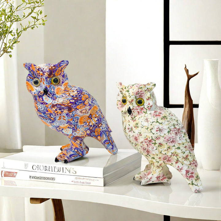 Artistic Owl Decorative Figure Bowlift