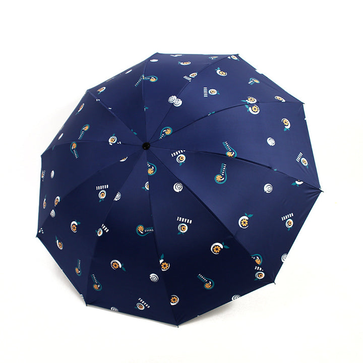 Ladies folding umbrella with cheerful motifs Bowlift