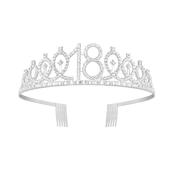 Ladies Glittering Crown with Swarovski Stones Bowlift