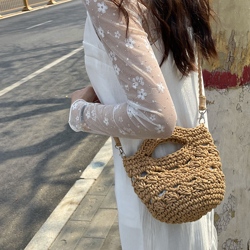 Handmade Crochet Handbag Bowlift
