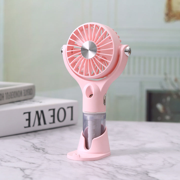 Ladies Portable Mist Hand Fan Bowlift