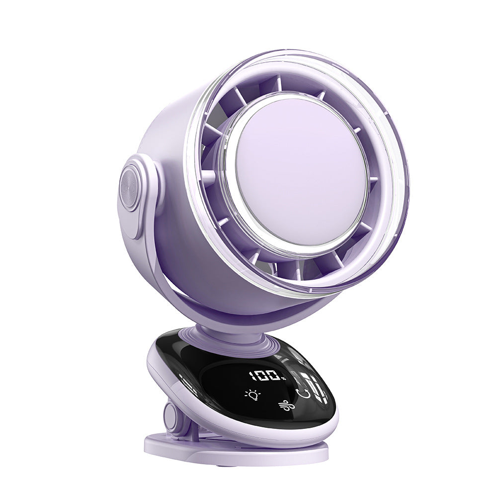 Adjustable Desktop Fan with Digital Display Bowlift