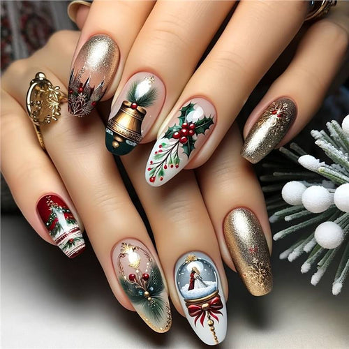 Festive Nail Art Wraps Bowlift