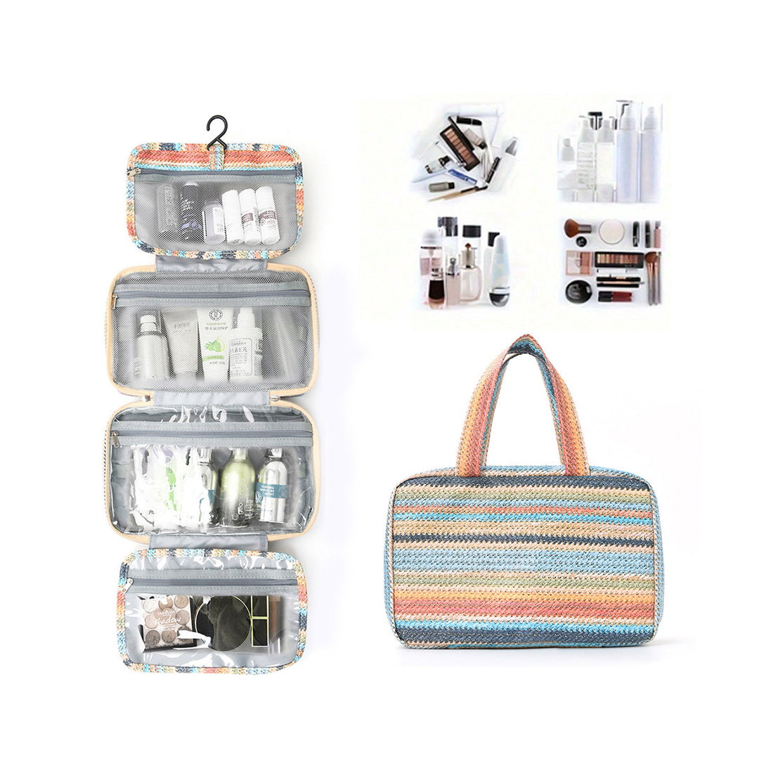 Multifunctional Cosmetic Organizer Bag with Hanging Design Bowlift