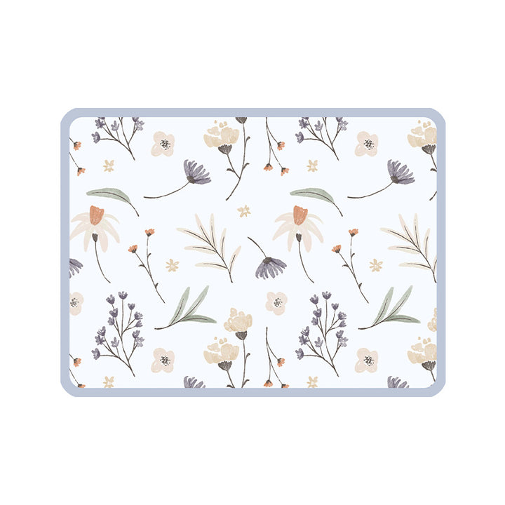 Floral Patterned Kitchen Drying Mat Bowlift
