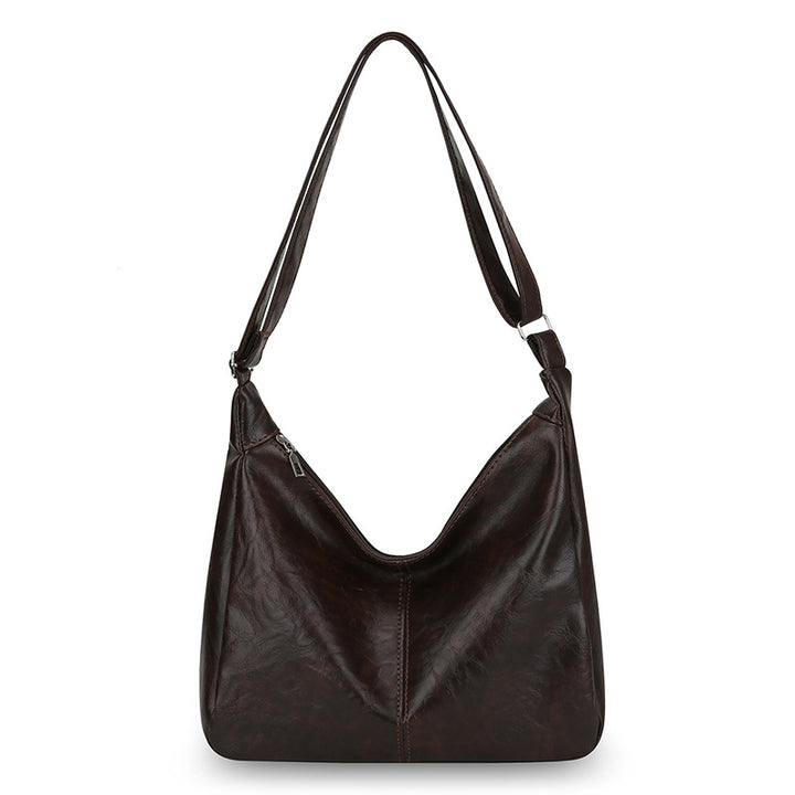Elegant Leather Shoulder Bag Bowlift
