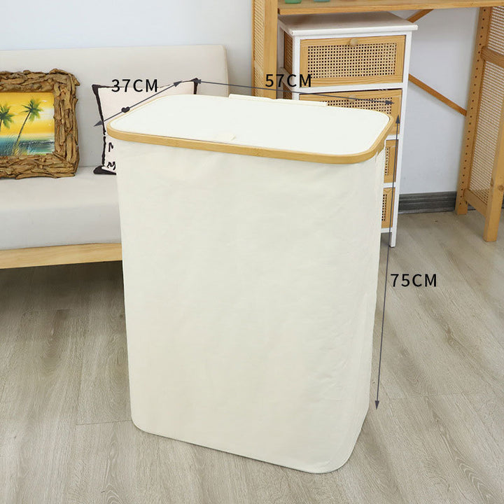 Practical laundry basket with lid Bowlift
