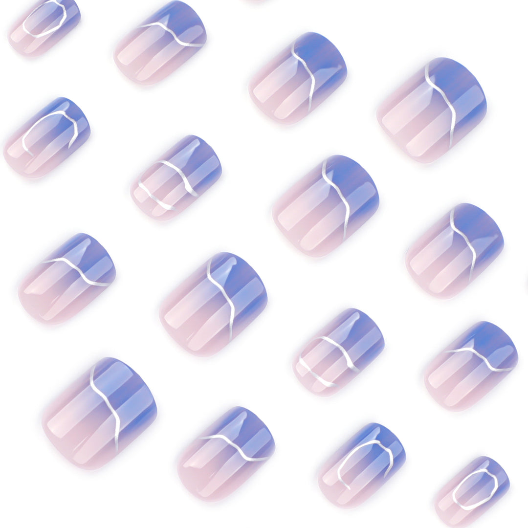 Artistic Nail Art with Elegant Ombre Design Bowlift