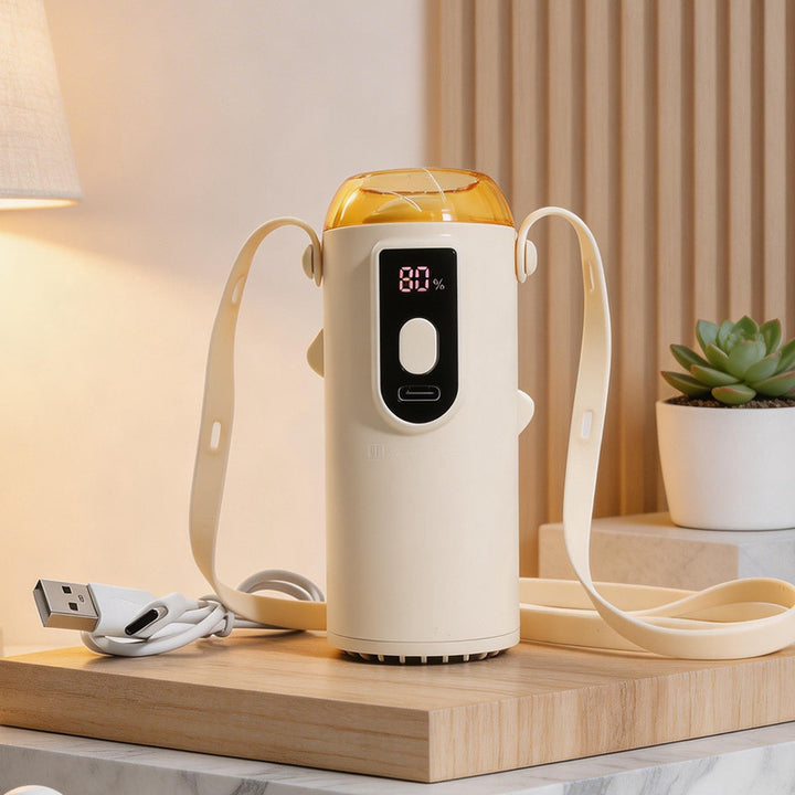 Ladies Portable Mini Hydration Fan with Water Mist Bowlift