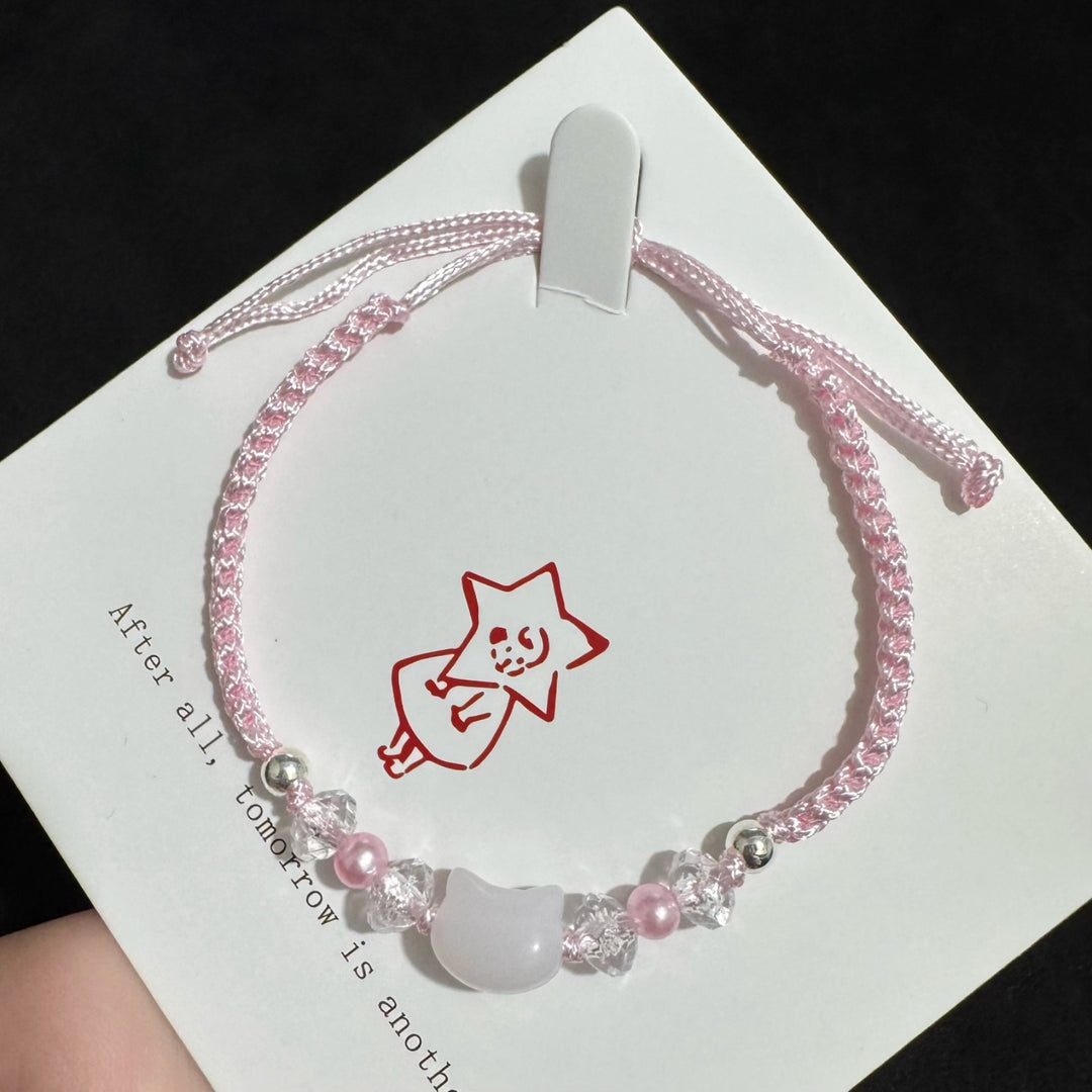 Handmade Beaded Charm Bracelet Bowlift