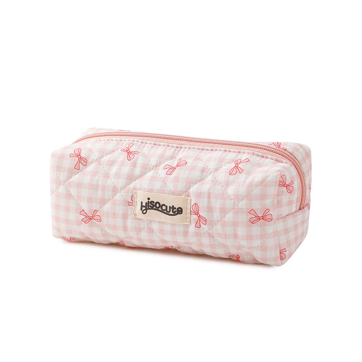 Stylish Quilted Pencil Case Bowlift