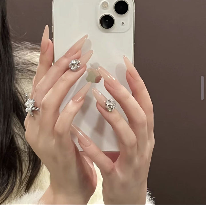 Premium Decorative Press-On Nail Art Bowlift