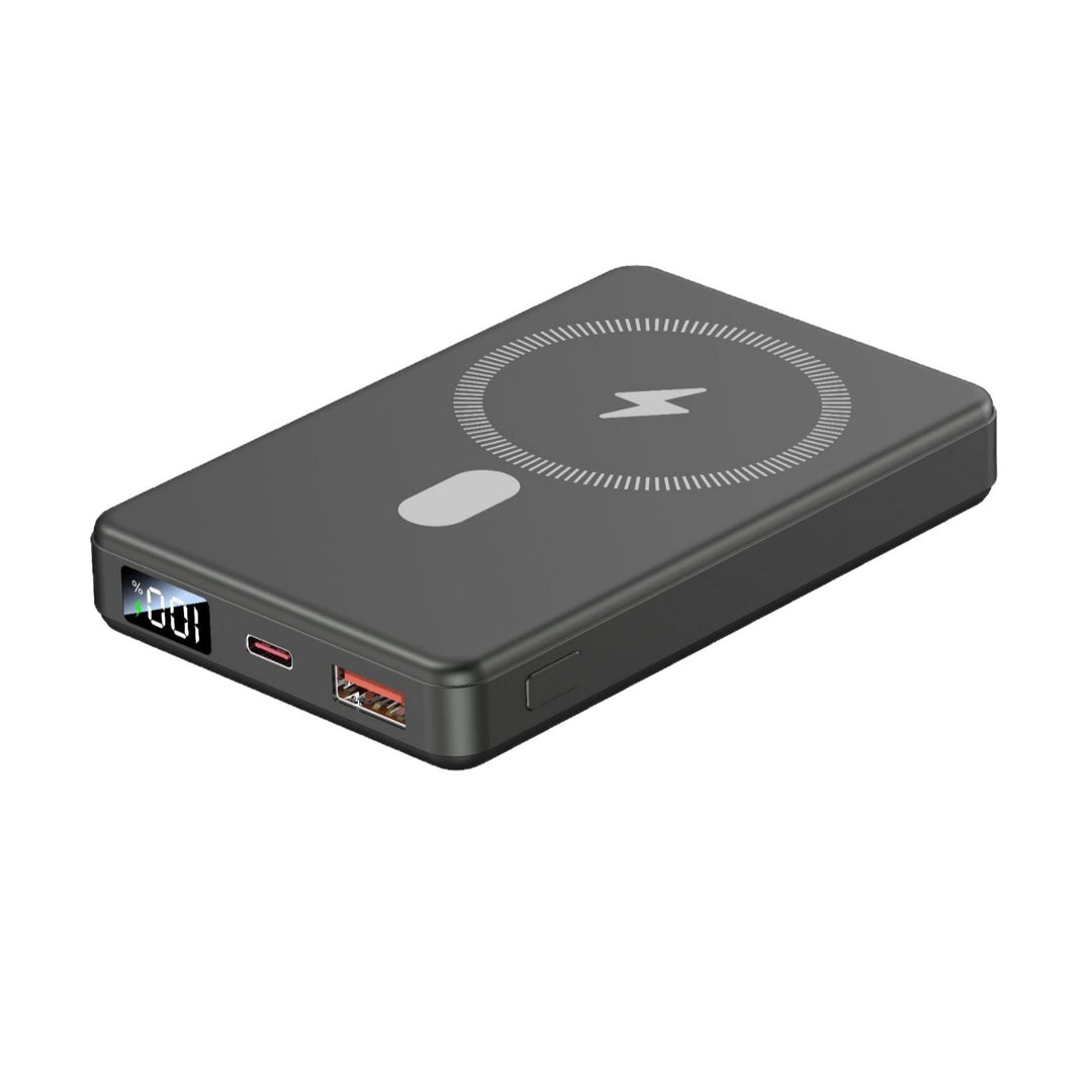 Portable power bank with state-of-the-art induction charging and digital display Bowlift