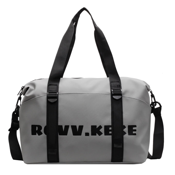 Sporty Multifunctional Duffel Bag With Adjustable Shoulder Strap Bowlift