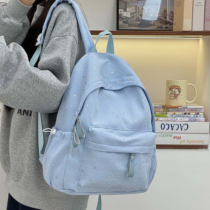 Star-Embellished Backpack Bowlift