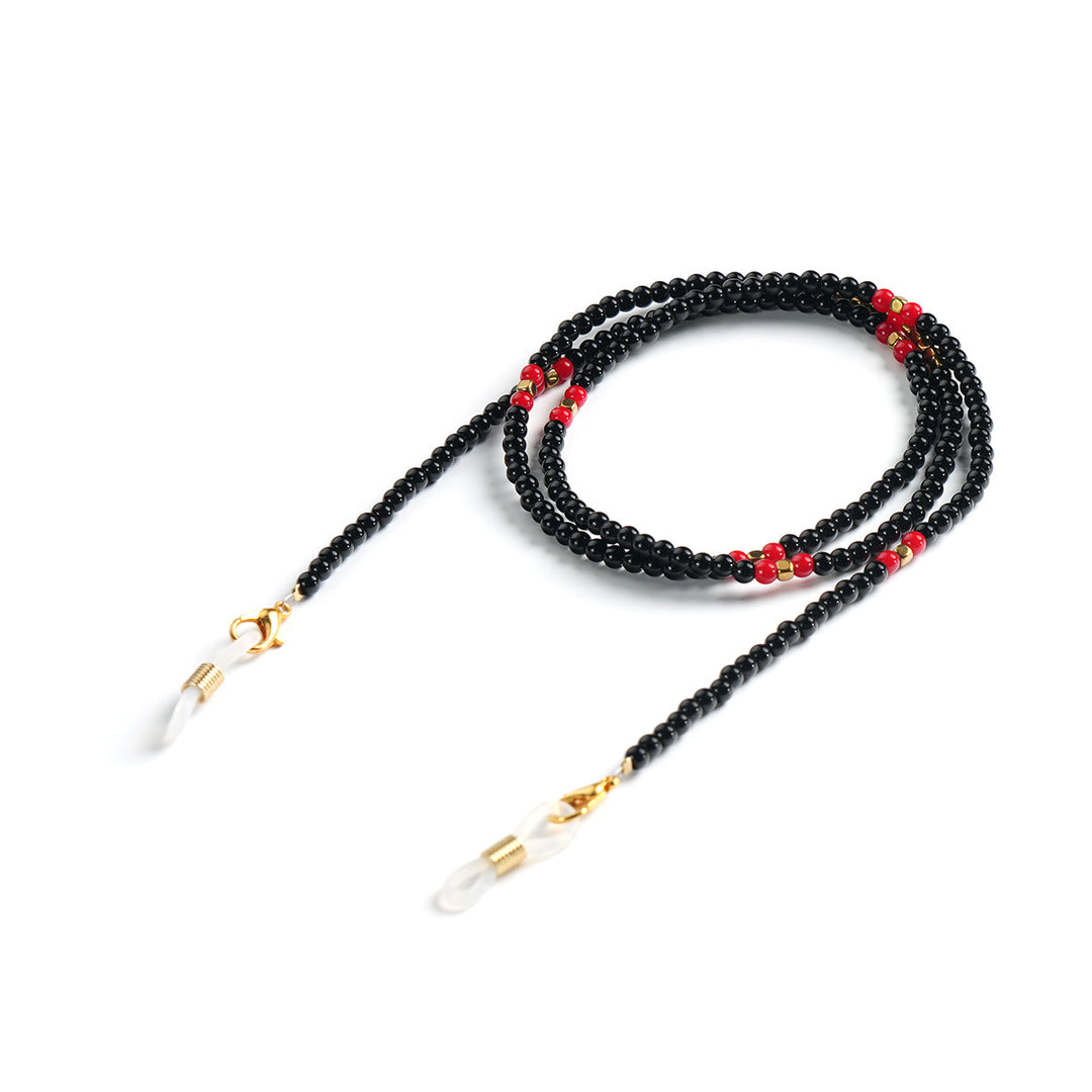 Multi-Strand Beaded Eyewear Chain Bowlift