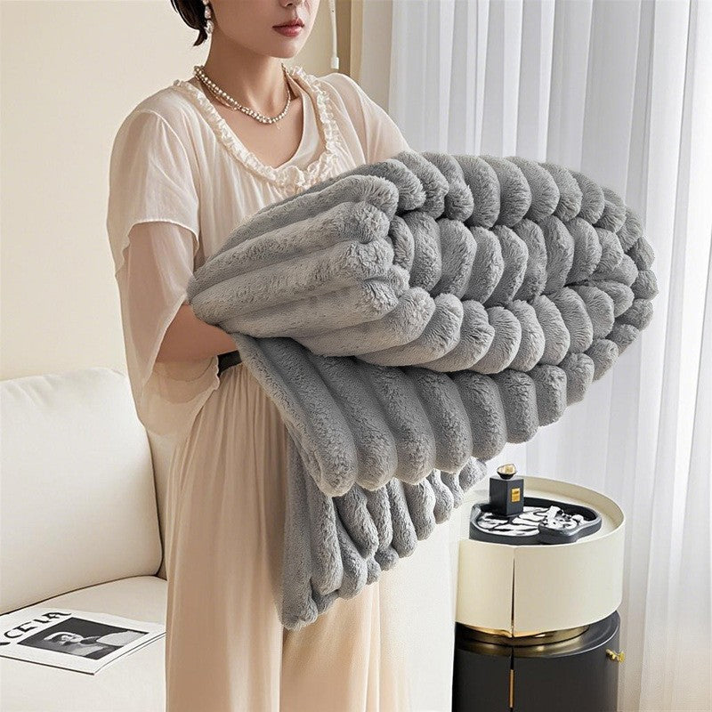 Women high-quality cuddle blanket with 3D structure Bowlift