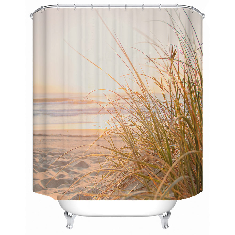 Floral Hydrangea Pattern Shower Curtain Bowlift