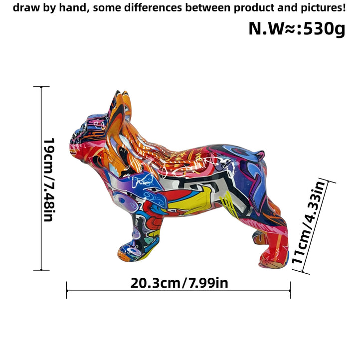 Artistic Bulldog Sculpture Bowlift