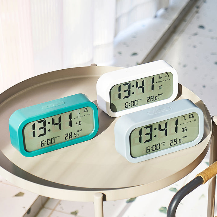 Digital Alarm Clock with Large LED Display and Temperature Function Bowlift