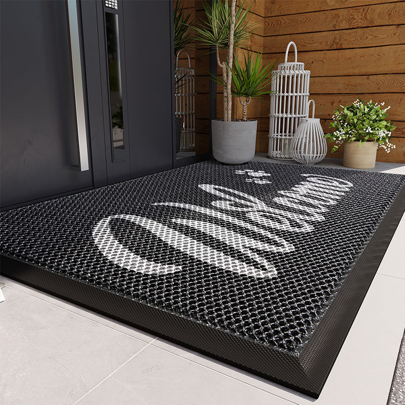 Textured Welcome Entrance Mat Bowlift