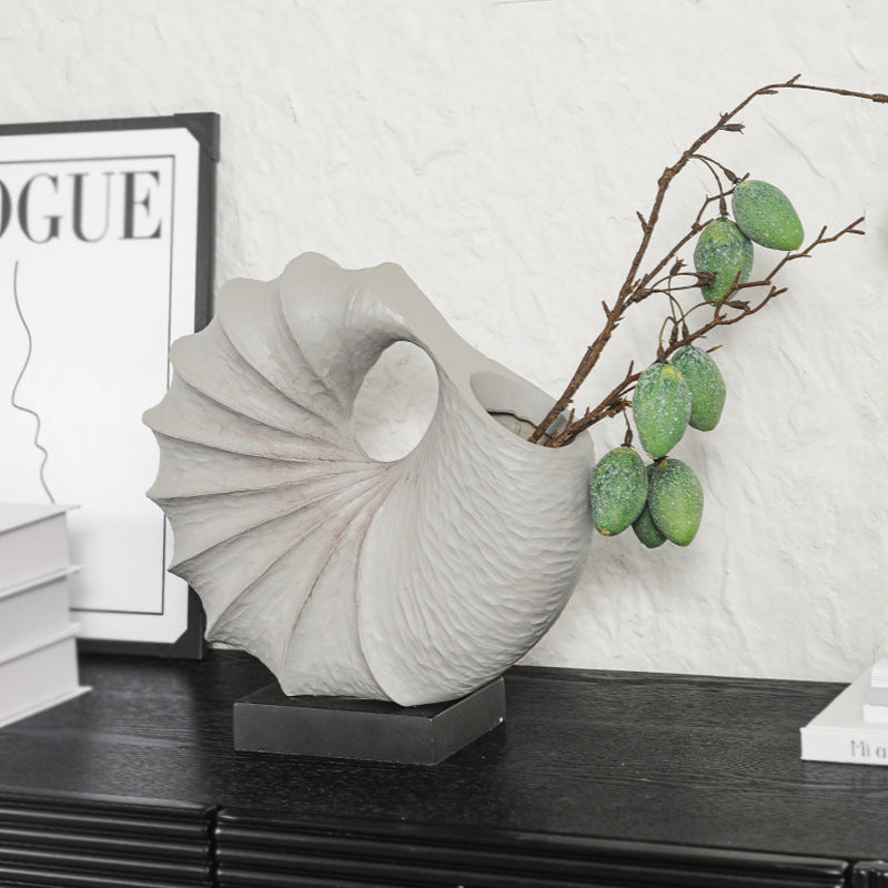 Decorative Nautical-Inspired Shell Sculpture