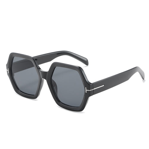 Stylish Oversized Hexagonal Sunglasses Bowlift