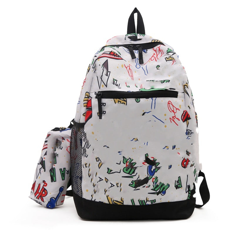 More modern leisure backpack with creative print designs Bowlift