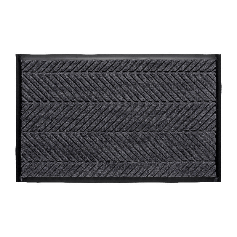 Decorative Chevron Pattern Entry Mat Bowlift