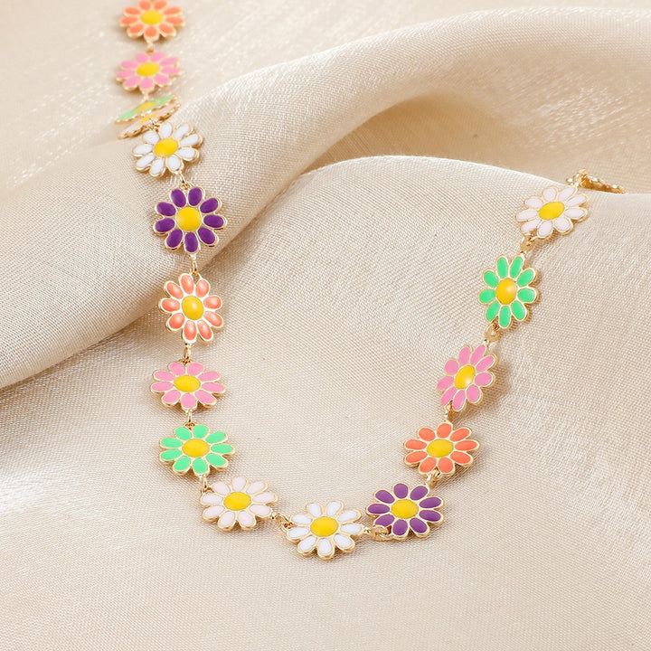 Floral Statement Chain Necklace Bowlift