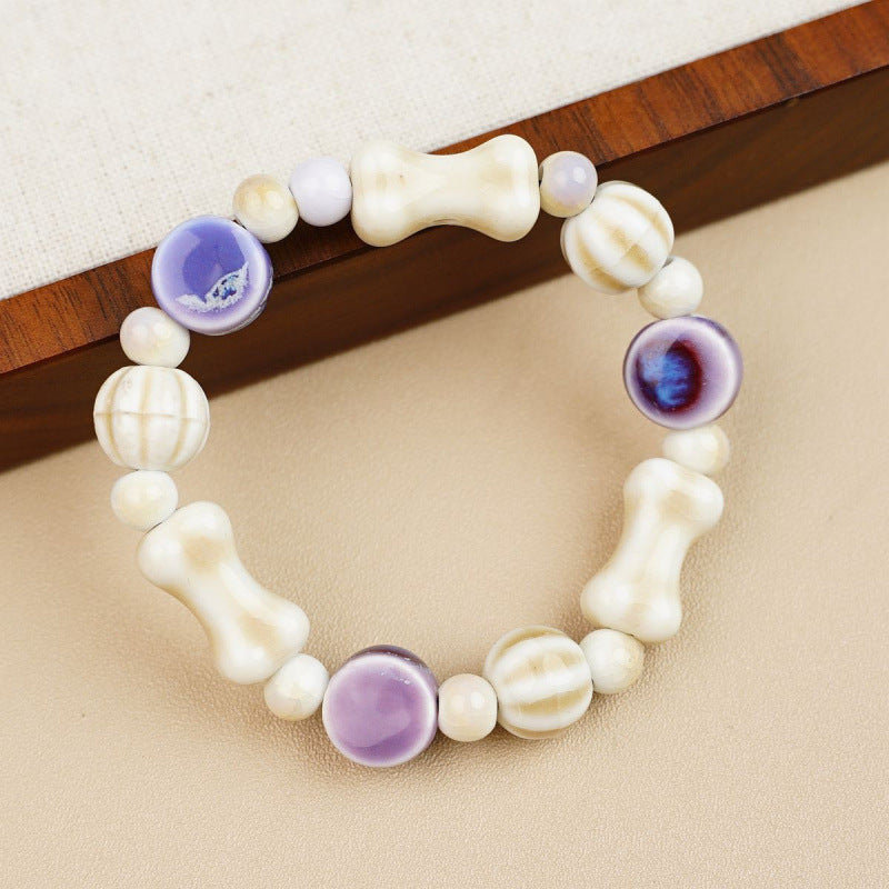 Heart-Shaped Beaded Bracelet Bowlift