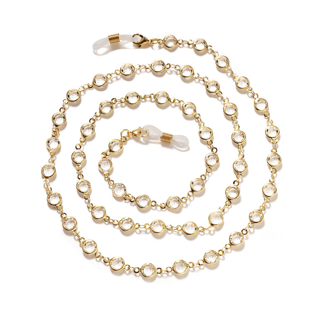 Elegant Beaded Eyewear Chain Bowlift
