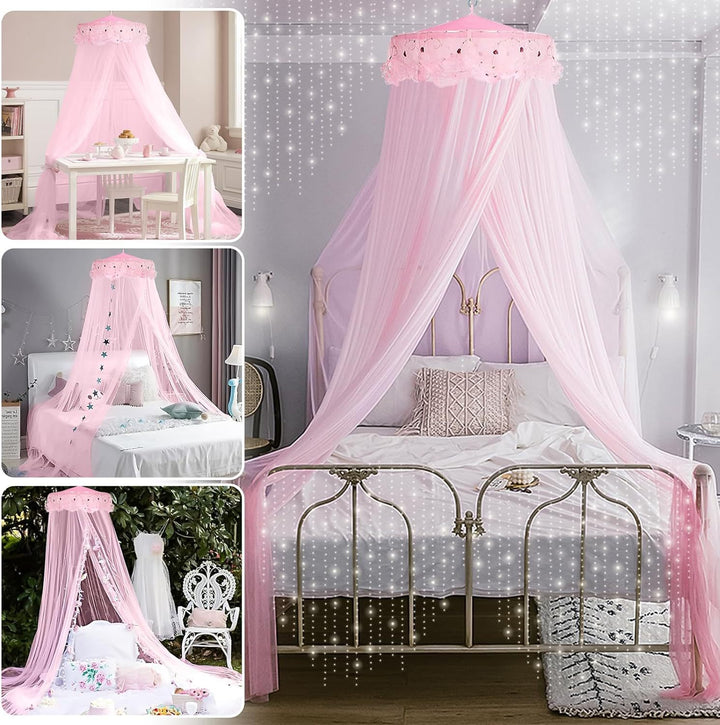 Elegant Canopy Bed Mosquito Net Bowlift